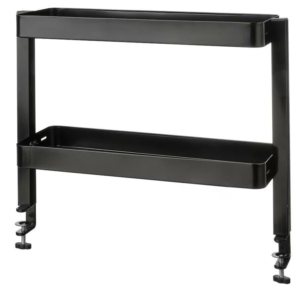 IKEA VATTENKAR Desktop Shelf, Black, 19 ¼”x6” (405.415.72) NEW